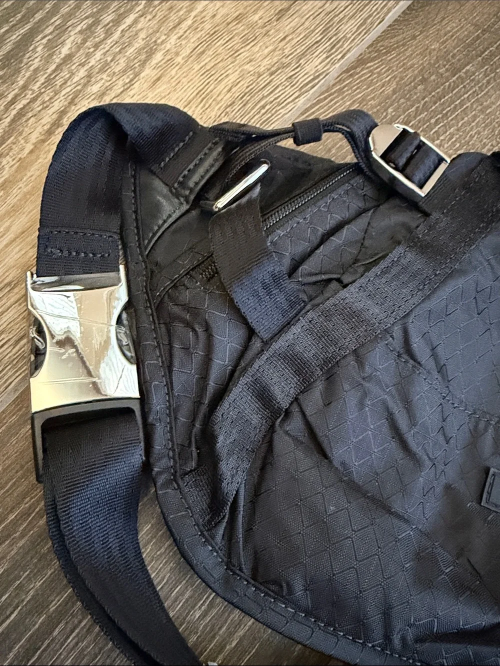 Athleta Women’s Black Excursion Large Belt/Crossbody Bag